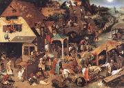 Pieter Bruegel Museums national the niederlandischen proverb oil on canvas